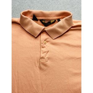 VINTAGE‎ Eddie Bauer Polo Shirt Large Orange Golf Rugby Classiccore Preppy Mens